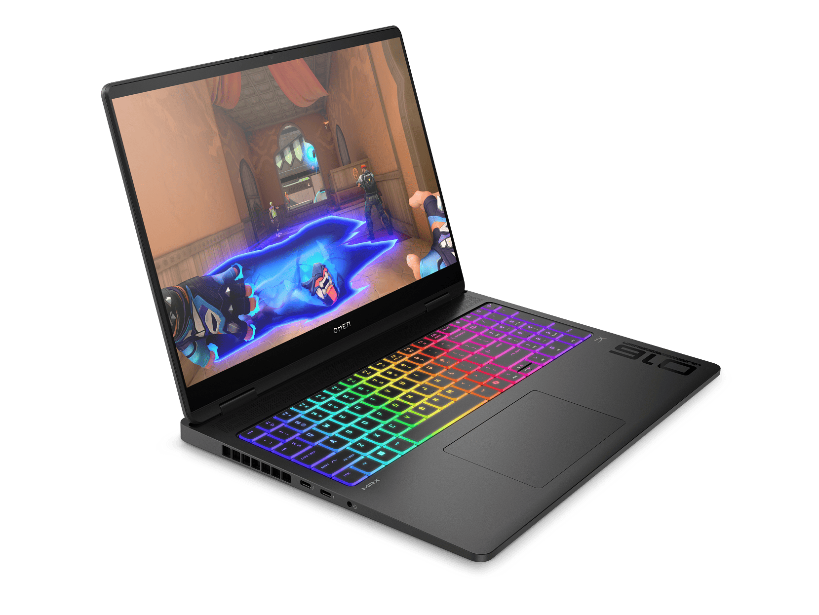 Игровой ноутбук HP Omen 16 MAX 16z-ak000 32Gb 1Tb (AMD Ryzen AI 9 HX 375 3300 MHz/32GB/1024GB SSD/16.1"/2560x1600/240Hz/NVIDIA GeForce RTX 5060 8Gb/Wi-Fi/Bluetooth/Windows 11) Черный