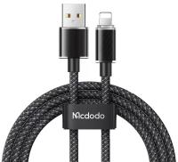 Кабель Mcdodo USB to Lightning Colorfull Crystal Series 1.2 m CA-3640 Black