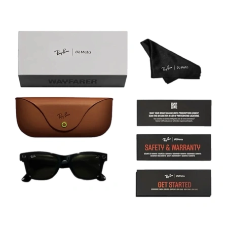 Ray-Ban Meta Wayfarer RW4006 (Shiny Black) (линзы Clear - прозрачные)