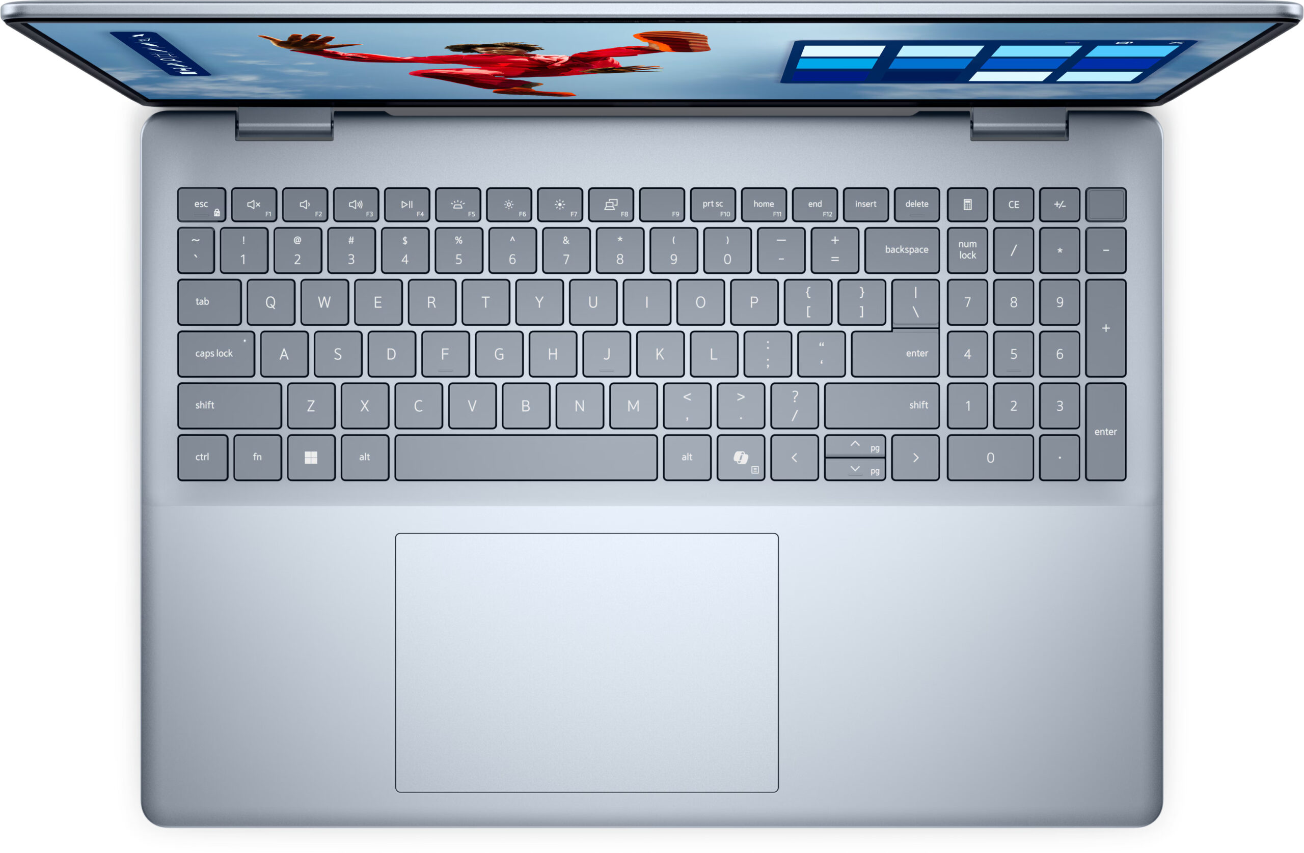Ноутбук DELL 16 Plus DB16250 (Intel Core Ultra 7 256V 2200MHz/16Gb/1024Gb SSD/16.0"/2560x1600/Touch/Intel Arc Graphics/Windows 11 Home) Серый