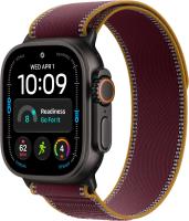 Apple Watch Ultra 4 (49 mm) - Titanium "Black" + Trail Loop "Burgundy"