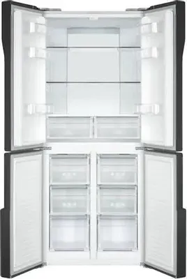 Холодильник Maunfeld MFF181NFSB 3-хкамерн. черный глянц. инвертер