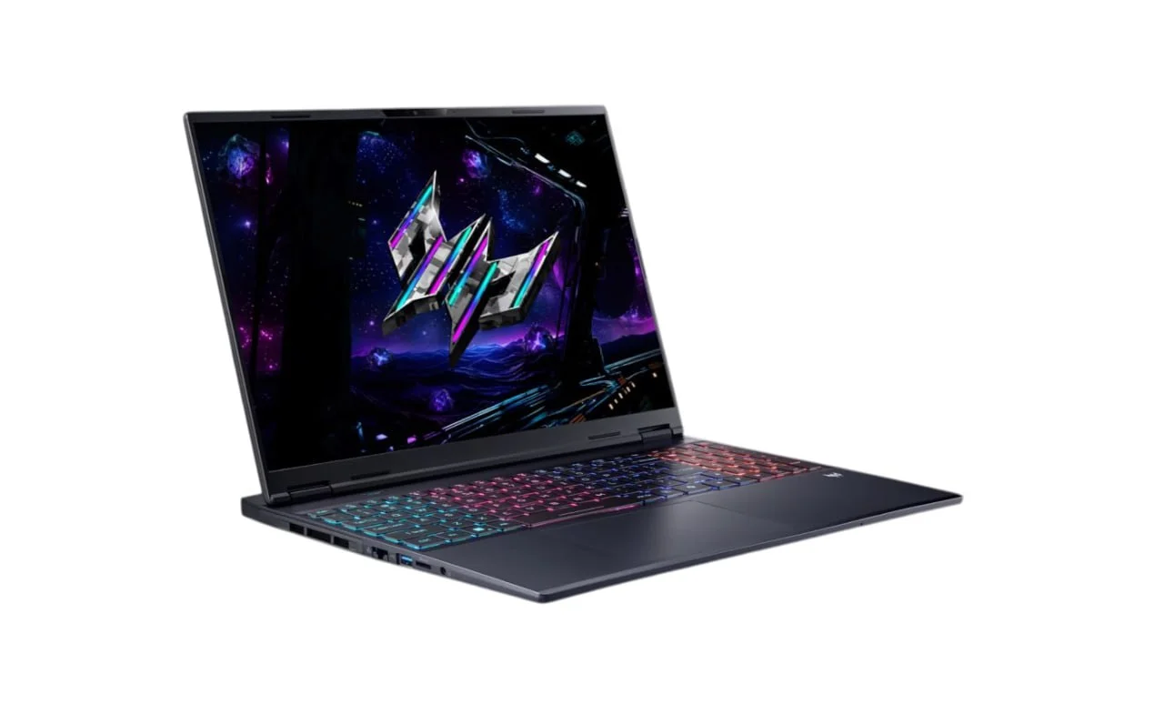 Ноутбук Acer Predator Helios Neo 16S PHN16S-71-98RF (Intel Core Ultra 9 275HX 2100MHz/32Gb/2048Gb SSD/16.0/2560х1600/240Hz/OLED/Nvidia Geforce RTX 5070ti 12Gb/Windows 11 Home) Черный 
