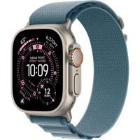 Apple Watch Ultra 3, 49mm, Natural S/M/L Alpine Loop Light Blue