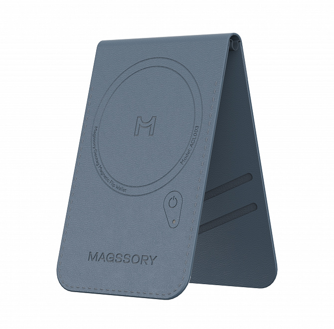 Кошелек-кардхолдер Magssory Geotag Magnetic Cobalt
