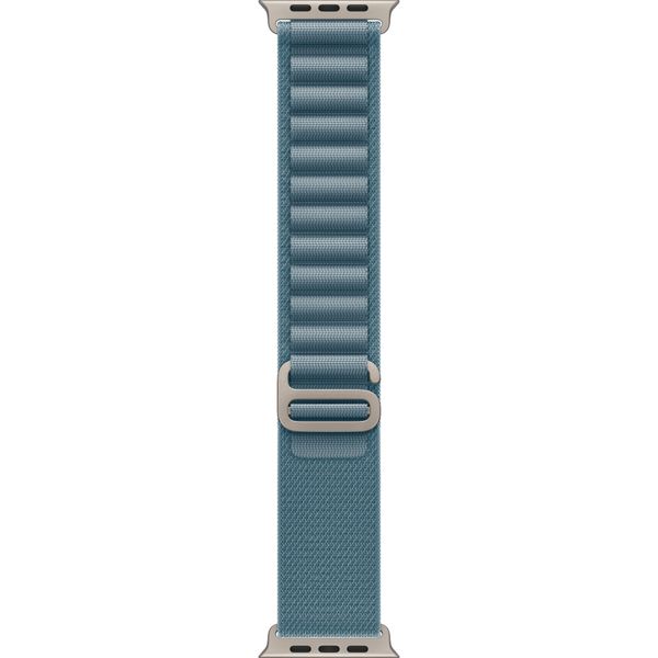 Apple Watch Ultra 3, 49mm, Natural Titanium, Alpine Loop Light Blue