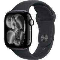 Apple Watch Series 11, 42 mm, Jet Black Aluminium Black Sport Band SM/ML