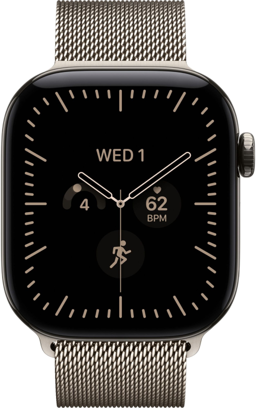 Apple Watch Series 12 (42 mm) - Titanium "Natural" + Milanese Loop "Natural"