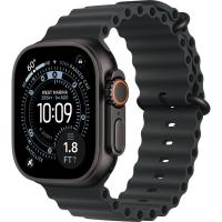 Apple Watch Ultra 3 49mm, Black Titanium Case with Black Ocean Band