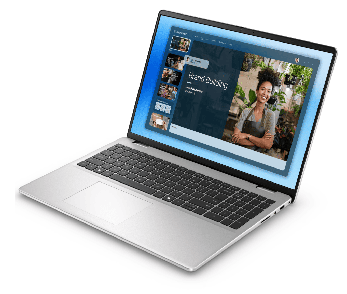Ноутбук DELL 16 DC16251 (Intel Core 7 150U 1800MHz/16Gb/1024Gb SSD/16.0"/1920x1200/Intel Graphics/Windows 11 Home) Серый