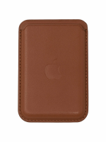 Картхолдер Apple Leather Wallet with MagSafe Gold Brown (реплика)