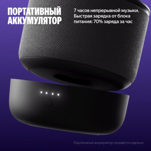 Яндекс Станция Мини 3 Про, серый