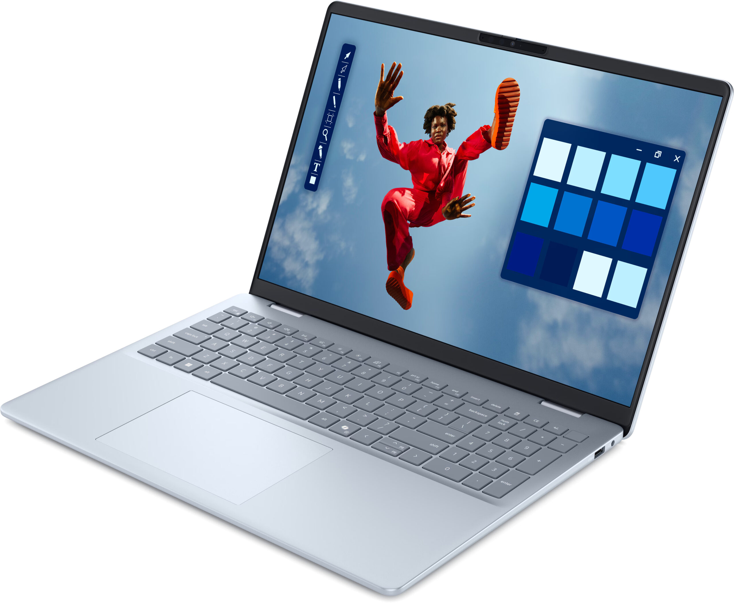 Ноутбук DELL 16 Plus DB16250 (Intel Core Ultra 7 256V 2200MHz/16Gb/1024Gb SSD/16.0"/2560x1600/Touch/Intel Arc Graphics/Windows 11 Home) Серый