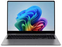 Ноутбук Samsung Galaxy Book5 360 NP750QHA-KA1US (Intel Ultra 7 256V 4800MHz/16Gb/512Gb SSD/15.6"/1920x1080/AMOLED/Touch/Intel Arc Graphics 140V 8Gb/Wi-Fi/Bluetooth/Windows 11 Home) Серый 