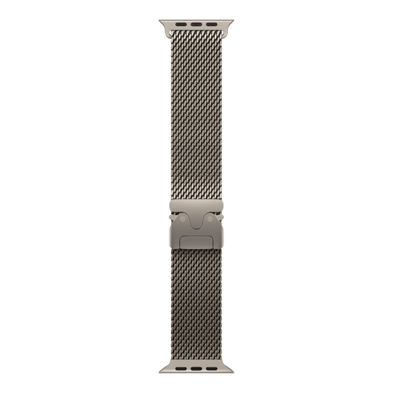 Apple Watch Ultra 4 (49 mm) - Titanium "Natural" + Titanium Milanese Loop "Natural"