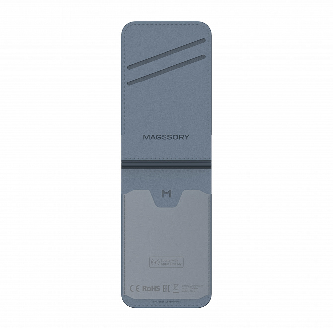 Кошелек-кардхолдер Magssory Geotag Magnetic Cobalt