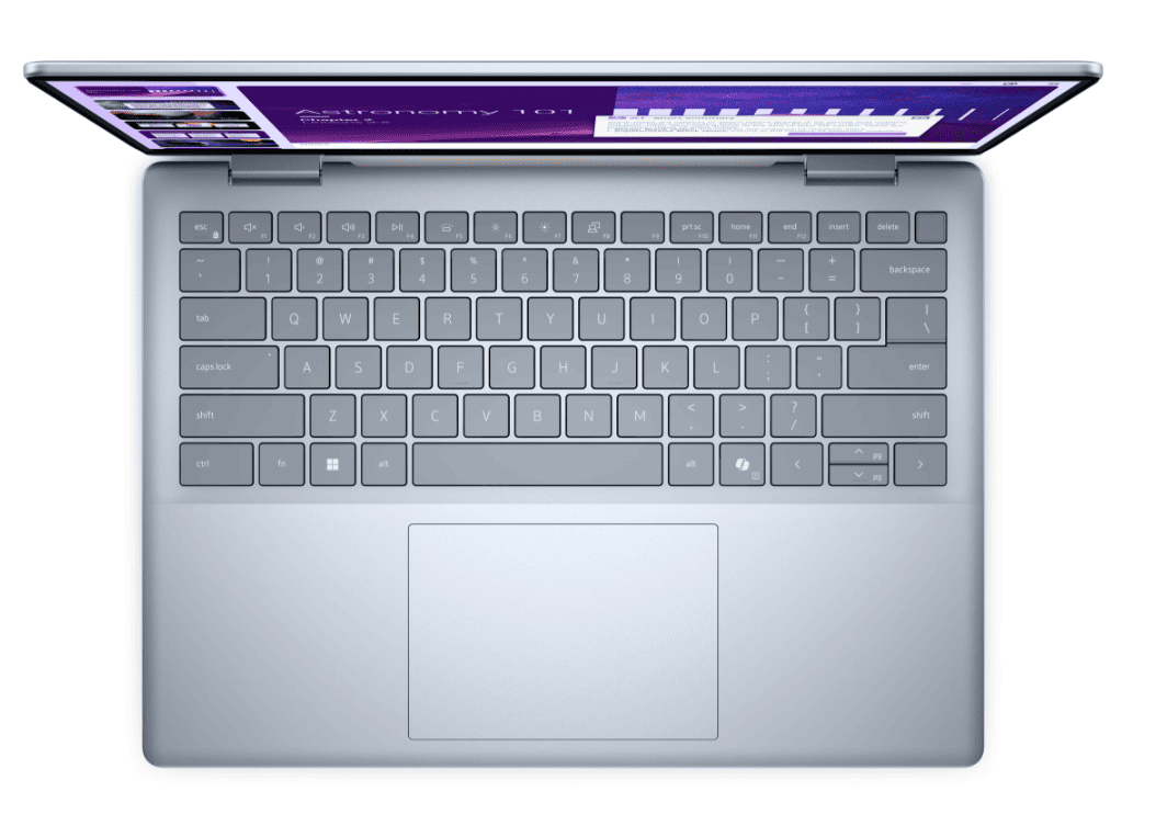 Ноутбук DELL 14 Plus 2in1 (Intel Core Ultra 7 256V 2200MHz/16Gb/1024Gb SSD/14.0"/1920x1200/Touch/Intel Arc Graphics/Windows 11 Home) Серый
