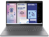 Ноутбук Lenovo Yoga 7i 2-in-1 16IPH11 83TE0002US Aura Edition (Intel Ultra 7 355 4700MHz/24Gb/1024Gb SSD/16"/1920x1200/OLED/Touch/Intel Iris Xe Graphics/Wi-Fi/Bluetooth/Windows 11 Home) Серый