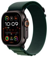 Watch Ultra 2 49mm (2024) Black Ti Dark Green Alpine Loop