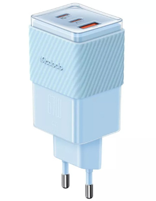 Сетевая зарядка Mcdodo 67W Colorful Crystal Style GaN 5 mini CH-1503 Blue