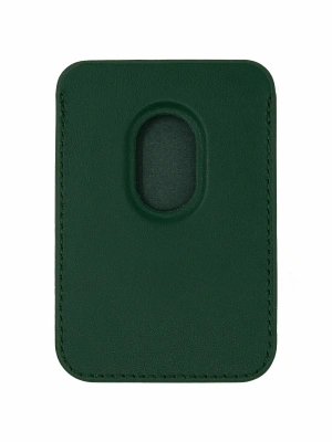 Картхолдер Apple Leather Wallet with MagSafe Green (реплика)