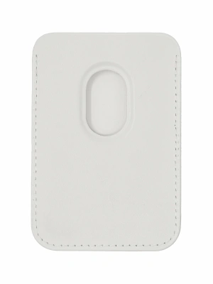 Картхолдер Apple Leather Wallet with MagSafe White (реплика)