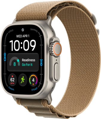Apple Watch Ultra 4 (49 mm) - Titanium "Natural" + Alpine Loop "Desert"