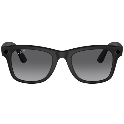 Ray-Ban Meta Wayfarer RW4008 (Mate Black) (линзы -Polar Gradient Graphite) Size 53