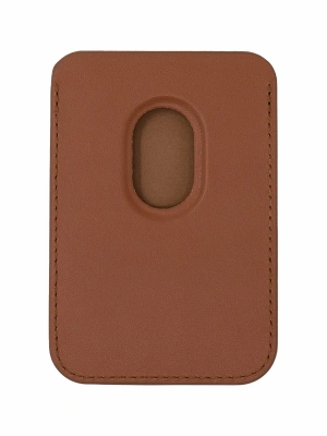 Картхолдер Apple Leather Wallet with MagSafe Gold Brown (реплика)