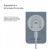 Кошелек-кардхолдер Magssory Geotag Magnetic Cobalt
