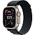 Apple Watch Ultra 3 49mm Natural Titanium Case, Alpine Loop (Black)