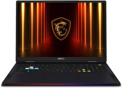 Ноутбук MSI Raider 18 HX AI A2XWJG-069US (Intel Core Ultra 9 285HX 5500MHz/64Gb/2048Gb SSD/18.0/3840х2400/120Hz/Nvidia Geforce RTX 5090 24Gb/Windows 11 Pro) Черный