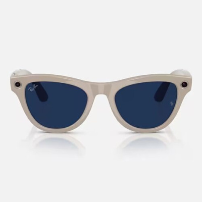 Ray-Ban Meta Skyler RW4010 (Shiny Сhalky Gray) (линзы- Transition Sapphire)