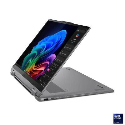 Ноутбук Lenovo Yoga 7i 2-in-1 16IPH11 83TE0002US Aura Edition (Intel Ultra 7 355 4700MHz/24Gb/1024Gb SSD/16"/1920x1200/OLED/Touch/Intel Iris Xe Graphics/Wi-Fi/Bluetooth/Windows 11 Home) Серый