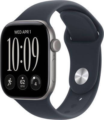 Apple Watch Series 12 (42 mm) - Aluminum "Space Gray" + Sport Band "Navy Blue"