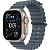Apple Watch Ultra 3, 49mm, Natural Ocean Band Anchor Blue