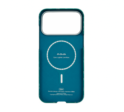 Чехол Pitaka Ultra-slim iPhone 17 Pro PTK-Leaping, Gold Green