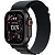 Apple Watch Ultra 3 49mm Black Titanium Case, Alpine Loop (Black)