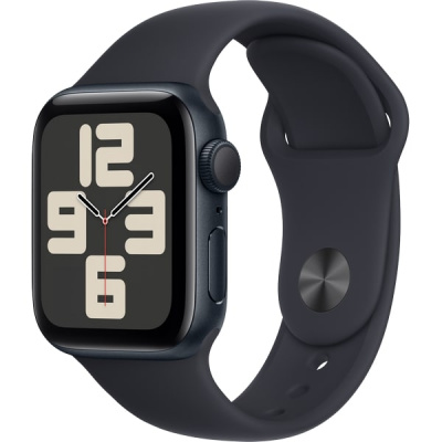Apple Watch SE 2024  GPS 44mm Midnight Aluminium Sport Band