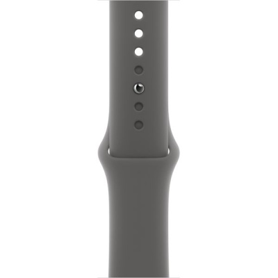 Apple Watch Series 11, 42 mm, Jet Black Aluminium Stone Gray Sport Band SM/ML