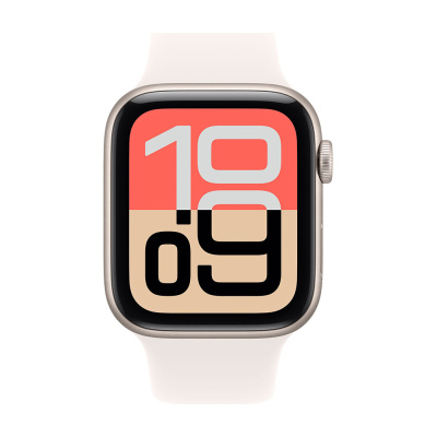 Apple Watch Series 3 44 mm Starlight Aluminum Case Sport Band M/L