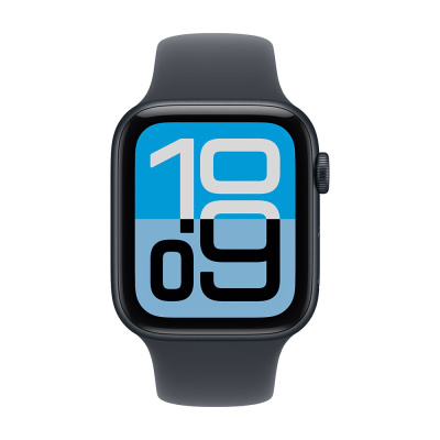 Apple Watch Series 3 44 mm Midnight Aluminum Case Sport Band S/M