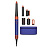 Dyson HS08 Vinca Blue Topaz Airwrap i.d. and Strait+Wavy, Азия