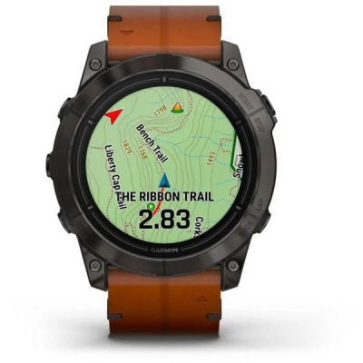 Garmin epix Pro (Gen 2) Sapphire Edition 51 mm Carbon Grey Brown