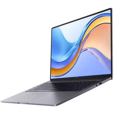 Honor MagicBook X16 BRN-F58 (Intel Core i5 12450H 2200MHz/8GB/512GB SSD/16"/1920x1200/Intel Iris Xe Graphics/Wi-Fi/Bluetooth/Windows 11 Home) Серый