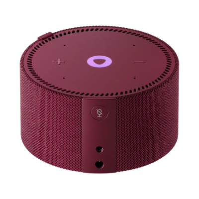 Яндекс.Станция Мини с часами "Малиновый"