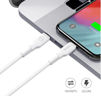 Кабель Type-C to lightning Mcdodo PD Fast Charge 18W 1.2m CA-7290 White