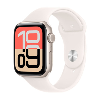 Apple Watch Series 3 44 mm Starlight Aluminium Case Sport Band M/L